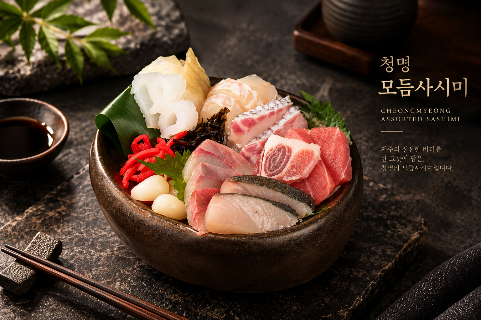 엄선한 제철 사시미